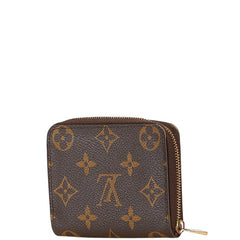 ルイ ヴィトン モノグラム ジッピー コインパース コインケース 小銭入れ M60067 ブラウン PVC レザー レディース LOUIS VUITTON 【中古】