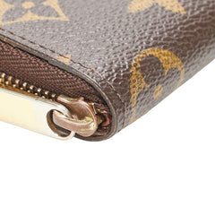 ルイ ヴィトン モノグラム ジッピー コインパース コインケース 小銭入れ M60067 ブラウン PVC レザー レディース LOUIS VUITTON 【中古】