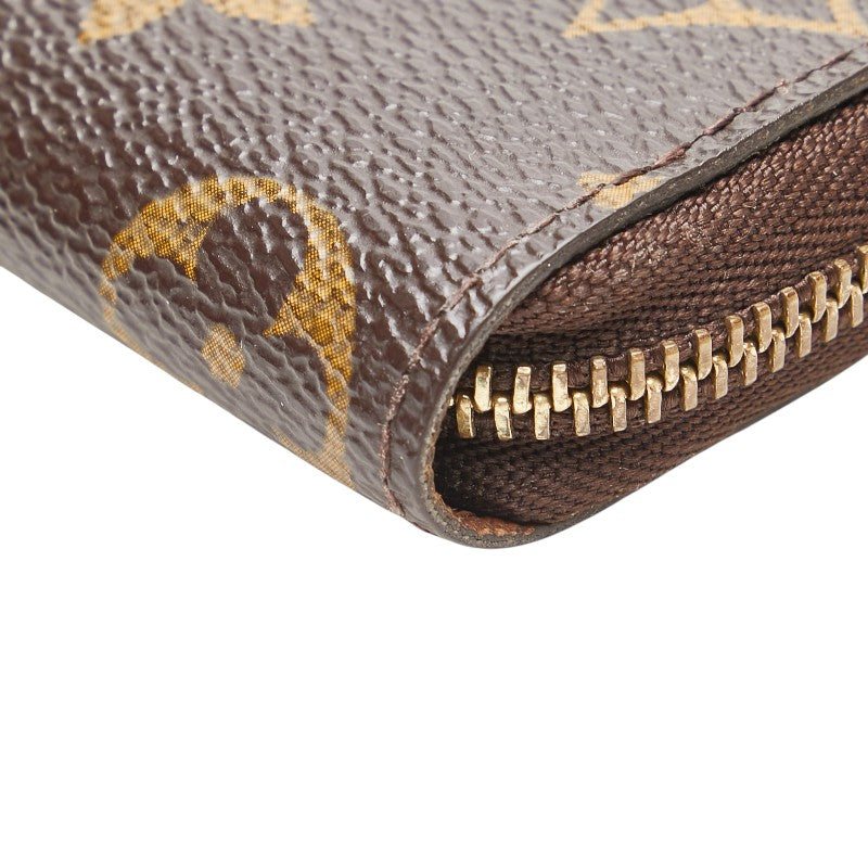 ルイ ヴィトン モノグラム ジッピー コインパース コインケース 小銭入れ M60067 ブラウン PVC レザー レディース LOUIS VUITTON 【中古】