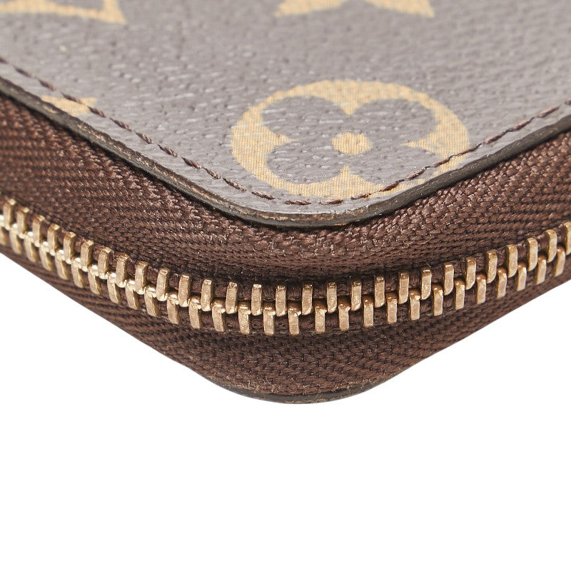 ルイ ヴィトン モノグラム ジッピー コインパース コインケース 小銭入れ M60067 ブラウン PVC レザー レディース LOUIS VUITTON 【中古】