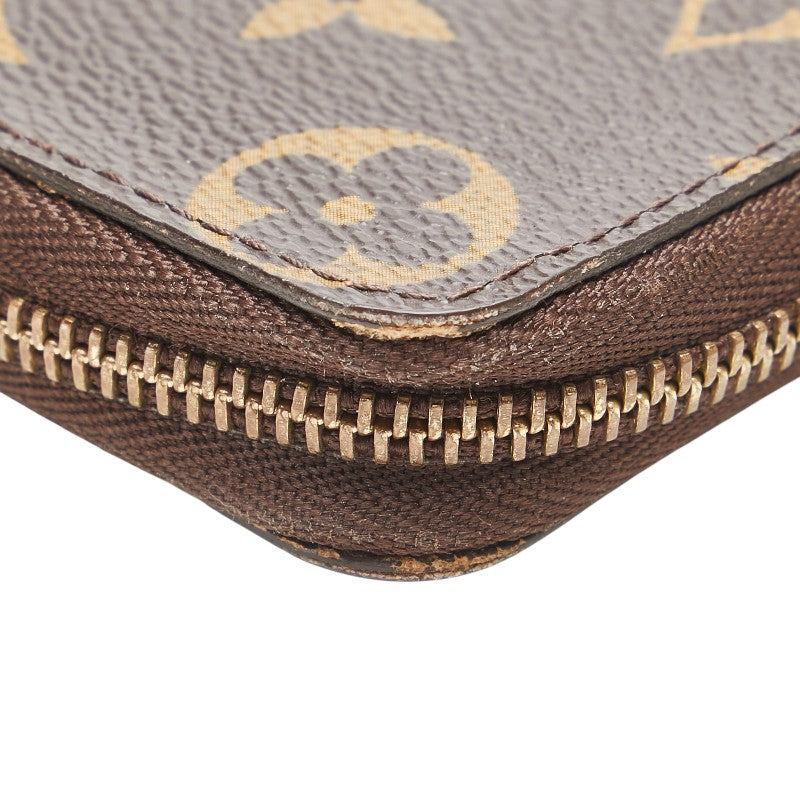 ルイ ヴィトン モノグラム ジッピー コインパース コインケース 小銭入れ M60067 ブラウン PVC レザー レディース LOUIS VUITTON 【中古】