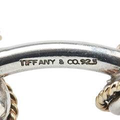 ティファニー シグネチャー カフス シルバー ゴールド SV925 シルバー K18 ゴールド コンビ メンズ TIFFANY&Co. 【中古】