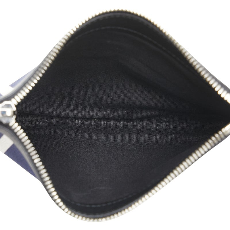 バレンシアガ ネイビーカバス M ハンドバッグ トートバッグ 339936 ネイビー ホワイト キャンバス レザー レディース BALENCIAGA 【中古】