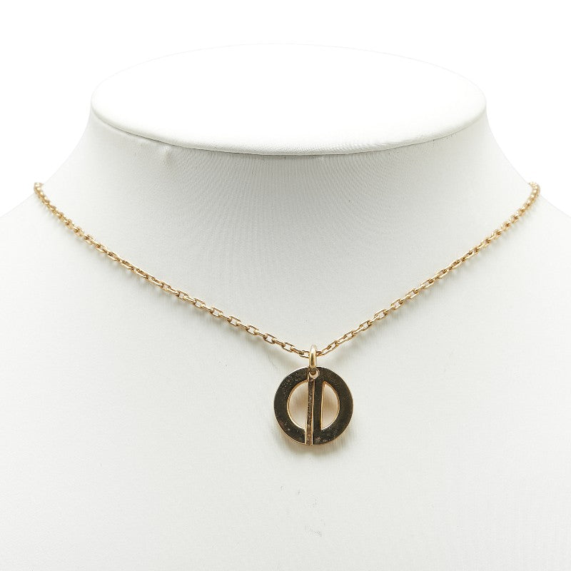 ディオール CDロゴ ネックレス ゴールド メッキ レディース Dior 【中古】