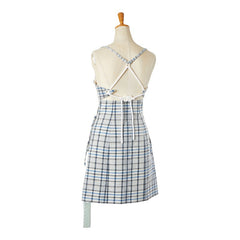 オフホワイト タータンチェック ワンピース ドレス サイズ：38 ホワイト マルチカラー コットン レディース OFF-WHITE 【中古】