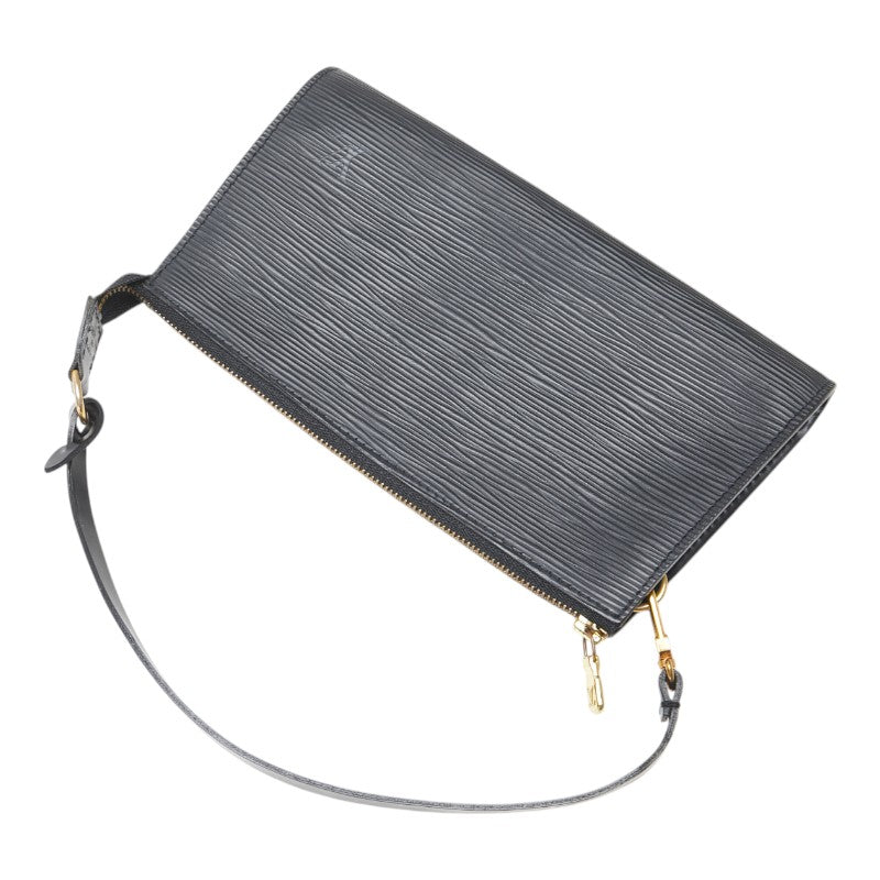 ルイ ヴィトン エピ ポシェット アクセソワール ハンドバッグ アクセサリーポーチ M52952 ノワール ブラック レザー レディース LOUIS VUITTON 【中古】