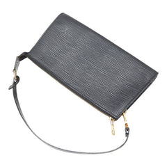 ルイ ヴィトン エピ ポシェット アクセソワール ハンドバッグ アクセサリーポーチ M52952 ノワール ブラック レザー レディース LOUIS VUITTON 【中古】