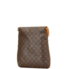 ルイ ヴィトン モノグラム ミュゼット ショルダーバッグ M51256 ブラウン PVC レザー レディース LOUIS VUITTON 【中古】