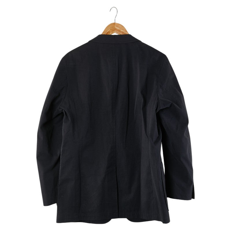 バーバリー シングル テーラードジャケット サイズ：L ダークグレー コットン ポリエステル キュプラ メンズ BURBERRY 【中古】