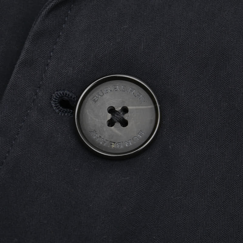 バーバリー シングル テーラードジャケット サイズ：L ダークグレー コットン ポリエステル キュプラ メンズ BURBERRY 【中古】