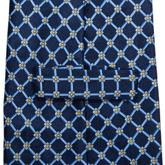 バーバリー 花柄 ネクタイ ネイビー マルチカラー シルク メンズ BURBERRY 【中古】