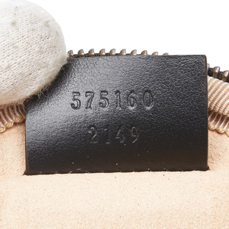 グッチ GGマーモント ハート コインケース 575160 ブラック レザー レディース GUCCI 【中古】