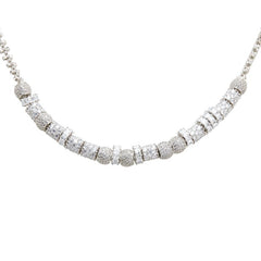 ジバンシー ラインストーン ネックレス シルバー メタル レディース Givenchy 【中古】