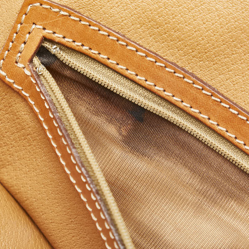 セリーヌ マカダム ハンドバッグ ショルダーバッグ 2WAY ブラウン PVC レザー レディース CELINE 【中古】