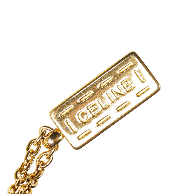 セリーヌ マカダム ハンドバッグ ショルダーバッグ 2WAY ブラウン PVC レザー レディース CELINE 【中古】