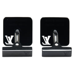 ルイ ヴィトン ブトン ドゥ マンシェット シャンゼリゼ カフス M65044 ブラック メタル メンズ LOUIS VUITTON 【中古】