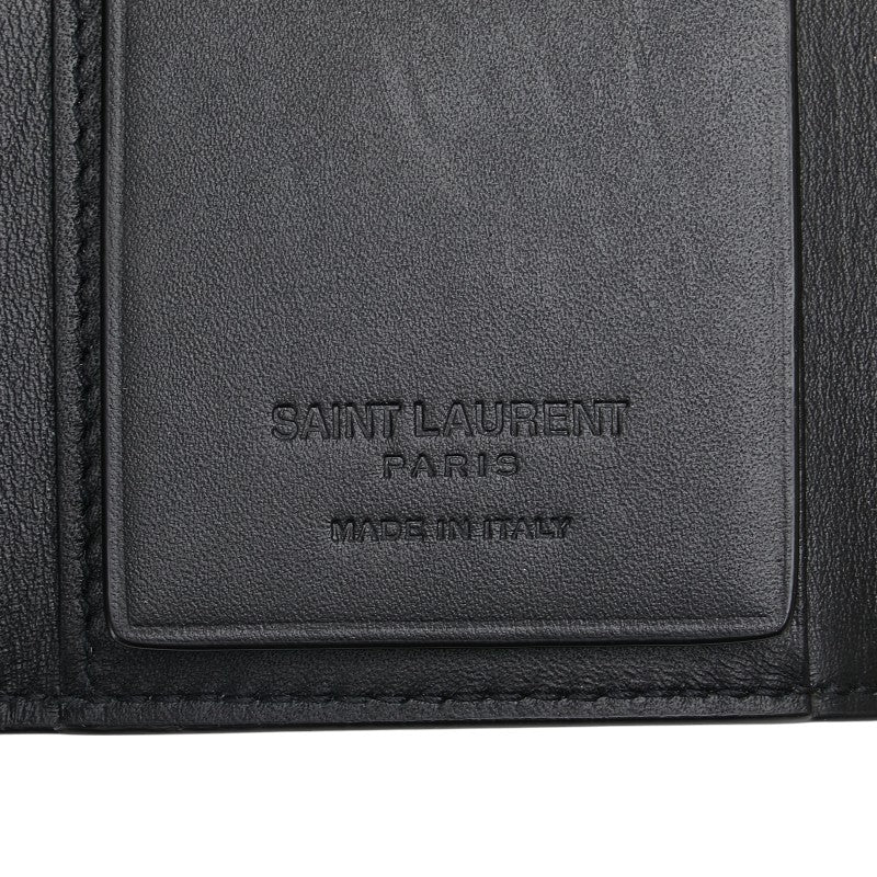 サンローラン 6連 キーケース 360432 ブラック レザー レディース SAINT LAURENT 【中古】