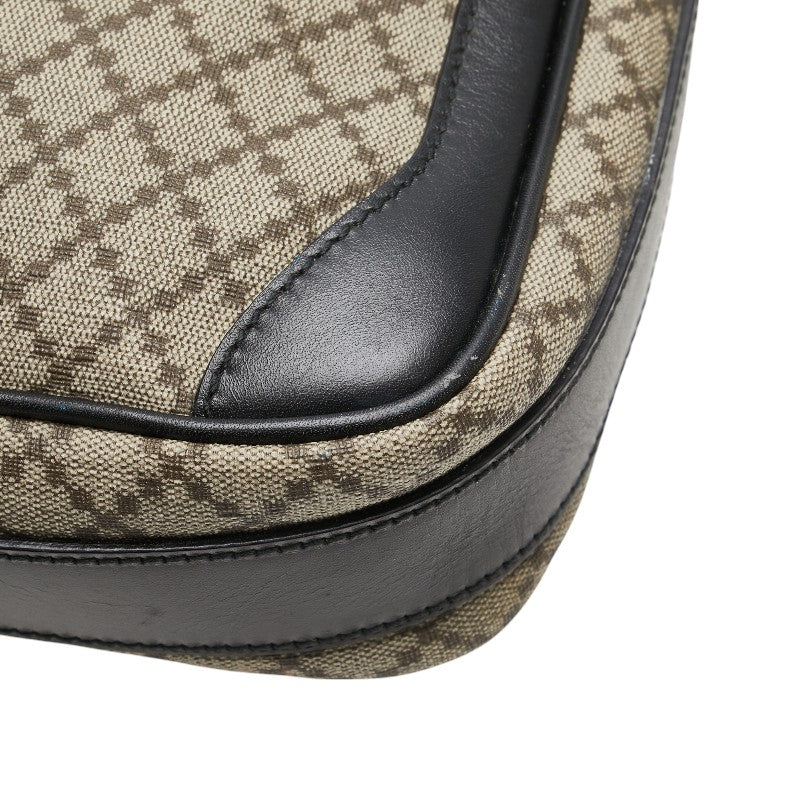グッチ ディアマンテ ショルダーバッグ 268159 ベージュ ブラック PVC レザー レディース GUCCI 【中古】