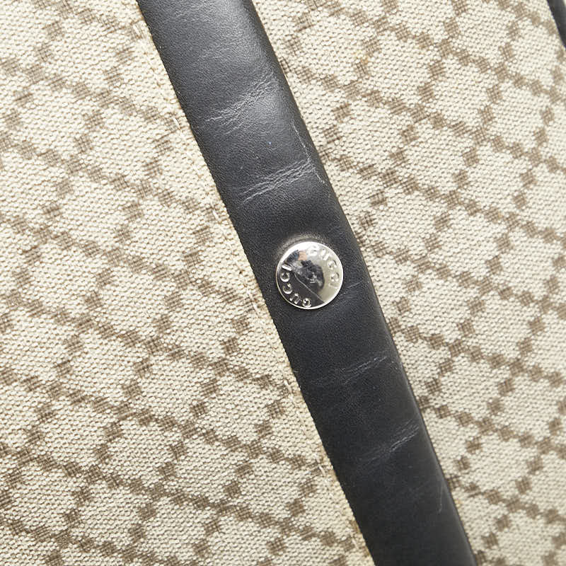 グッチ ディアマンテ ショルダーバッグ 268159 ベージュ ブラック PVC レザー レディース GUCCI 【中古】