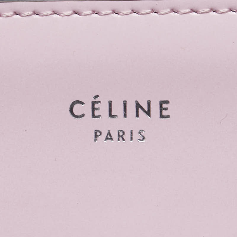 セリーヌ クラッチバッグ ピンク レザー レディース CELINE 【中古】