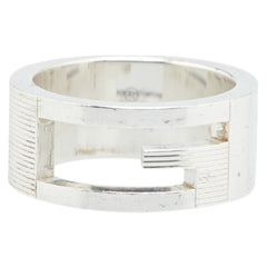 グッチ ブランデッドG リング 指輪 SV925 シルバー レディース GUCCI 【中古】