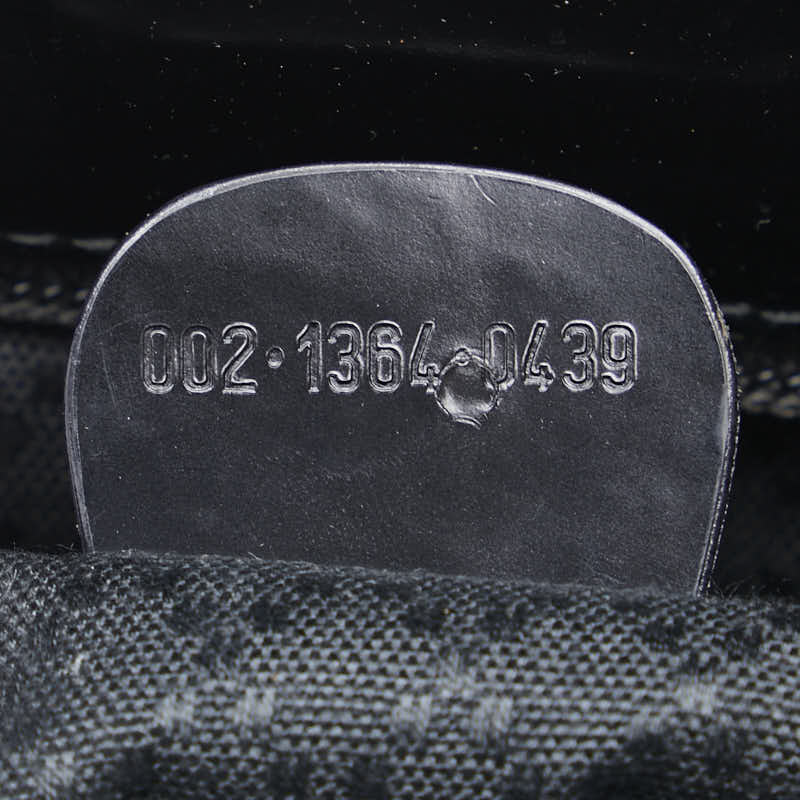 グッチ バンブー ハンドバッグ ショルダーバッグ 2WAY 002.1364.0439 ブラック ブラウン ナイロン レザー レディース GUCCI 【中古】