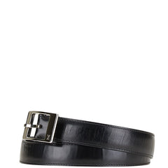 ルイ ヴィトン サンチュール ミラージュ ベルト 90/36 M9831 ブラック シルバー レザー メンズ LOUIS VUITTON 【中古】