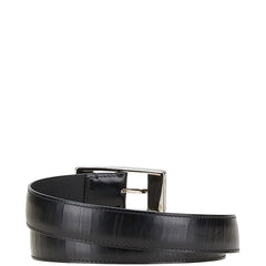 ルイ ヴィトン サンチュール ミラージュ ベルト 90/36 M9831 ブラック シルバー レザー メンズ LOUIS VUITTON 【中古】