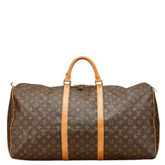ルイ ヴィトン モノグラム キーポル60 ボストンバッグ トラベルバッグ M41422 ブラウン PVC レザー レディース LOUIS VUITTON 【中古】