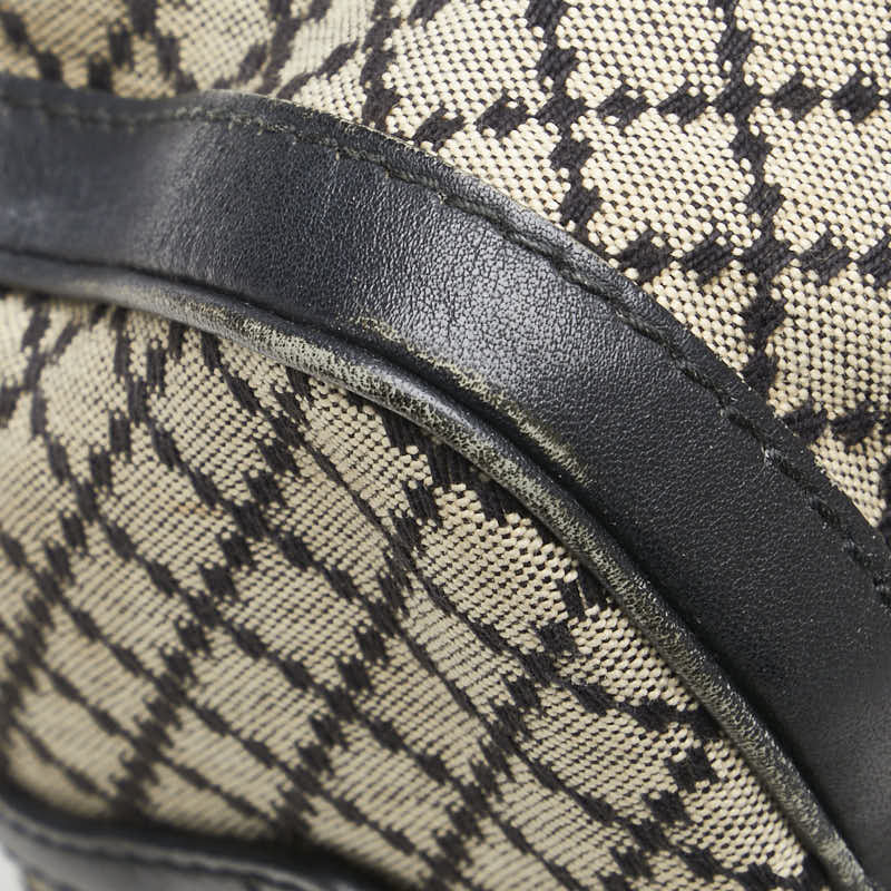 グッチ ディアマンテ ミニボストンバッグ ハンドバッグ 269876 ベージュ マルチカラー キャンバス レザー レディース GUCCI 【中古】