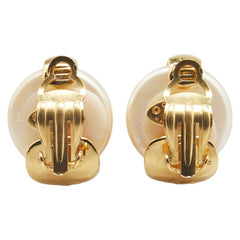 シャネル ヴィンテージ ココマーク イヤリング ゴールド メッキ フェイクパール レディース CHANEL 【中古】