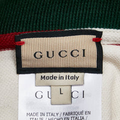 グッチ ストロベリー ボーダー ドッグウェア ペット用品 サイズ：L 695744 マルチカラー コットン レディース GUCCI 【中古】