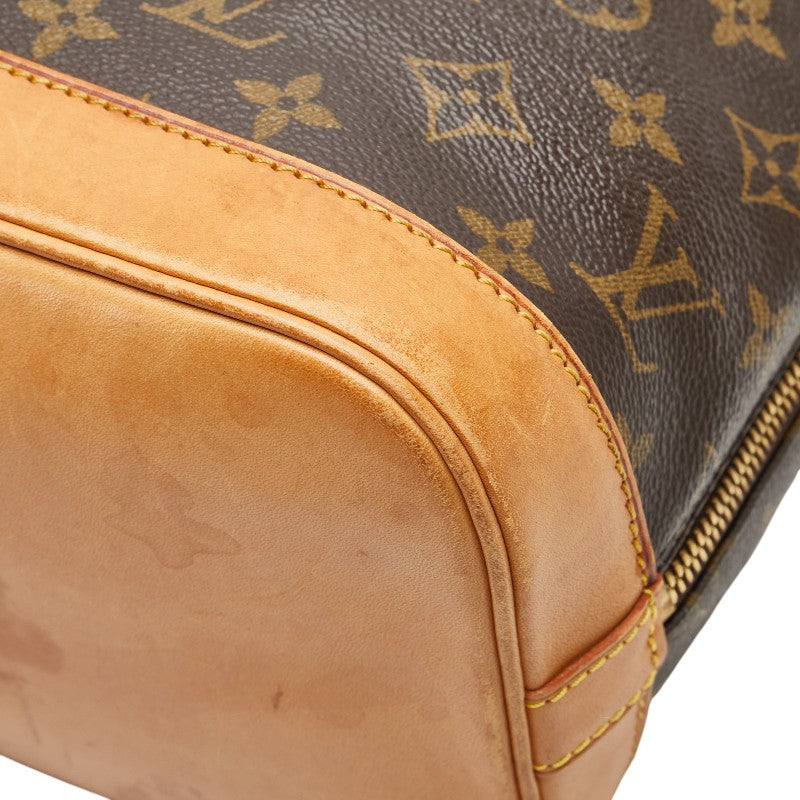 ルイ ヴィトン モノグラム アルマPM ハンドバッグ ショルダーバッグ２WAY M51130 ブラウン PVC レザー レディース LOUIS VUITTON 【中古】