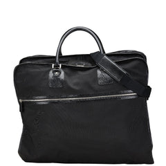 エルメネジルド ゼニア スーツケース ガーメントケース ブラック キャンバス メンズ Ermenegildo Zegna 【中古】