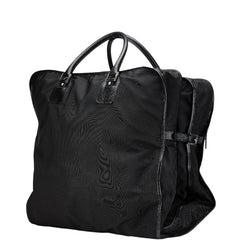 エルメネジルド ゼニア スーツケース ガーメントケース ブラック キャンバス メンズ Ermenegildo Zegna 【中古】