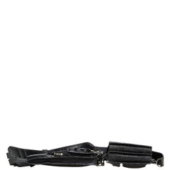 アレキサンダーワン 型押し ボディバッグ クロスボディバッグ ブラック レザー レディース Alexander Wang 【中古】