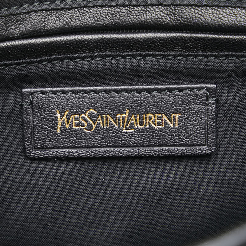 サンローラン カバスシック ミニ ハンドバッグ ブラック レザー レディース SAINT LAURENT 【中古】
