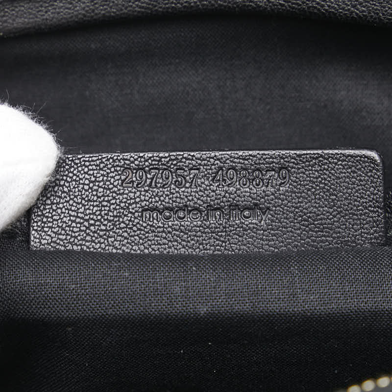 サンローラン カバスシック ミニ ハンドバッグ ブラック レザー レディース SAINT LAURENT 【中古】