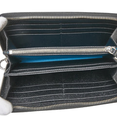 ブルガリ ブルガリブルガリ ラウンドファスナー 長財布 ブラック レザー メンズ BVLGARI 【中古】