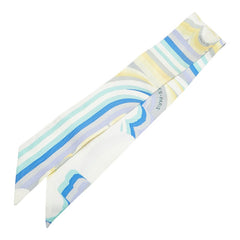 エルメス ツイリー BRIDES DE GALA SHADOW スカーフ ホワイト マルチカラー シルク レディース HERMES 【中古】