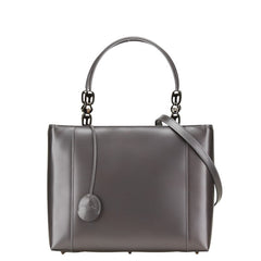 ディオール マリスパール ハンドバッグ ショルダーバッグ 2WAY グレー レザー レディース Dior 【中古】