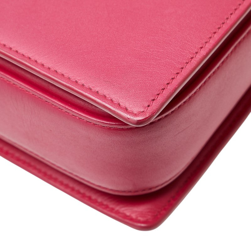 サンローラン クラシック ルル ショルダーバッグ ピンク ゴールド レザー レディース SAINT LAURENT 【中古】