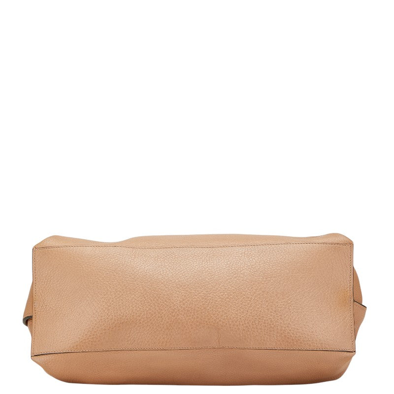 グッチ バンブー デイリー トートバッグ ショルダーバッグ 2WAY 370830 ブラウン レザー レディース GUCCI 【中古】