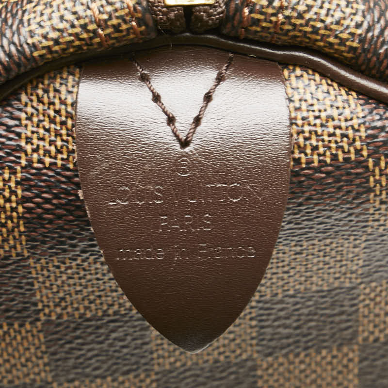 ルイ ヴィトン ダミエ キーポル50 ボストンバッグ トラベルバッグ N41427 ブラウン PVC レザー レディース LOUIS VUITTON 【中古】