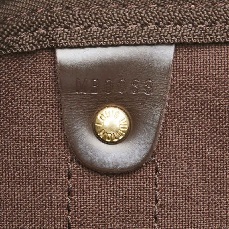 ルイ ヴィトン ダミエ キーポル50 ボストンバッグ トラベルバッグ N41427 ブラウン PVC レザー レディース LOUIS VUITTON 【中古】