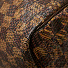 ルイ ヴィトン ダミエ キーポル50 ボストンバッグ トラベルバッグ N41427 ブラウン PVC レザー レディース LOUIS VUITTON 【中古】