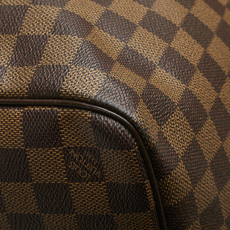 ルイ ヴィトン ダミエ キーポル50 ボストンバッグ トラベルバッグ N41427 ブラウン PVC レザー レディース LOUIS VUITTON 【中古】
