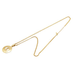 サンローラン YSL ロングネックレス ゴールド メッキ レディース SAINT LAURENT 【中古】