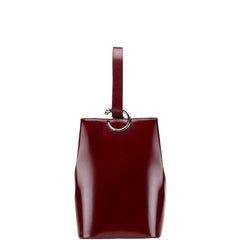 カルティエ パンテール ハンドバッグ ワンショルダーバッグ ワインレッド ボルドー レザー レディース CARTIER 【中古】