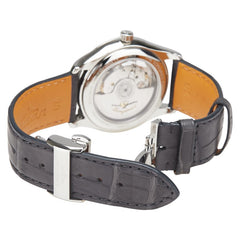 ロンジン マスターコレクション 腕時計 L2.843.4.63.2 自動巻き ブラック文字盤 ステンレススチール レザー メンズ LONGINES 【中古】